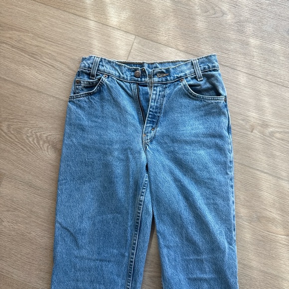 Levi's vintage 550 student orange tab jeans sz 28 - Picture 4 of 8